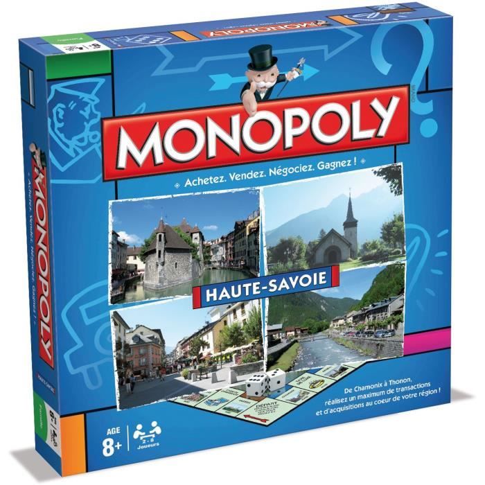 MONOPOLY Haute-Savoie - Jeu de societé - Version française