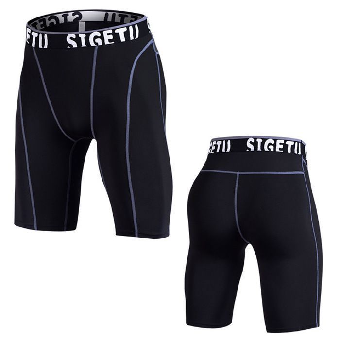 Short Compression de Sport Homme Élastique Leggings Short Collant Pour
