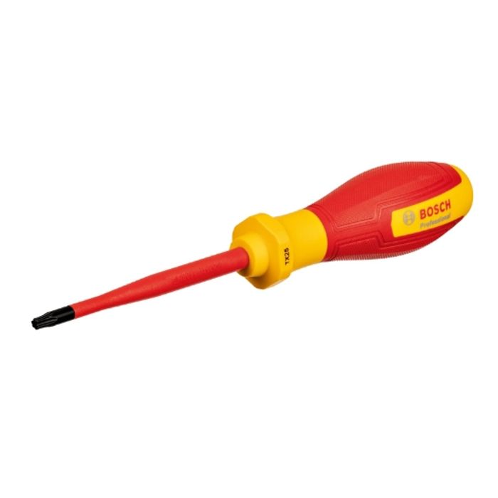 Tournevis VDE BOSCH TX25x100 Isolé jusquà 1000 V Élastomère thermoplastique Antidérapant