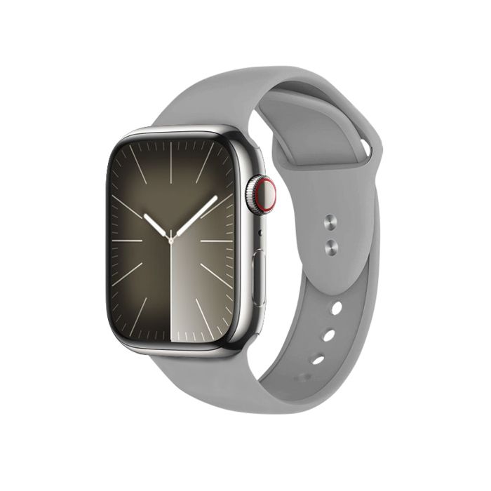 Crong Liquid – Bracelet pour Apple Watch 44/45/46/49 mm (gris)