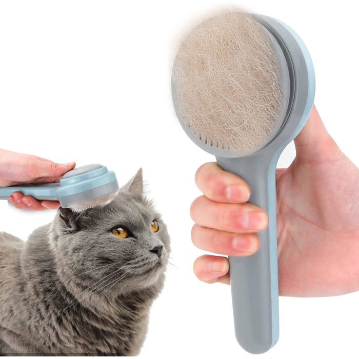 Meilleurs prix pour Brosse Chats Autonettoyante Brosse Poils Morts pour Chiens Brosses de Toilettage pour les Chien Chat Cheveux Courts et longs