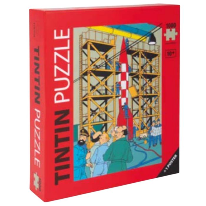 Puzzles - Puzzle 1000 pièces Tintin la fusée lunaire XFLR6 + Poster 48x67cm (81567) Puzzles - Puzzle 1000 pièces Tintin la fusée lunaire XFLR6 + Poster 48x67cm (81567)