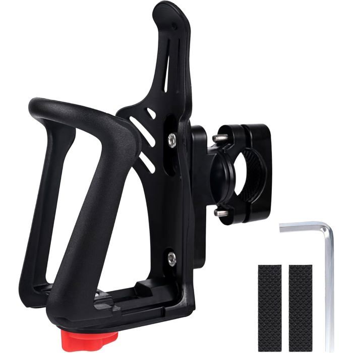 Porte-gourde Vélo Réglable 48-71 Mm – Fixation Rapide, Pince 360° Pour Guidon/cadre 20-35 Mm, Sans Outil