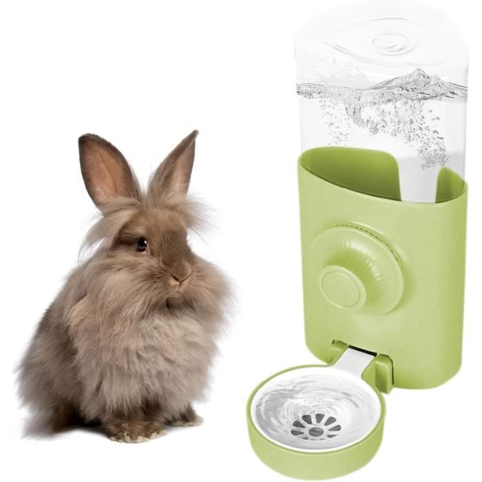 Distributeur Eau Lapin Distributeur Eau pour Petits Animaux De Compagnie 600ML Suspendue Abreuvoir Automatique Mul FONTAINE A EAU