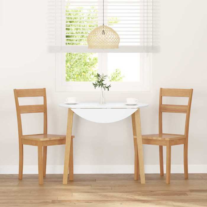 Chaises de salle à manger scandinaves - vidaxl - Lot de 2 - Bois massif - 40x48x89 cm - Brun