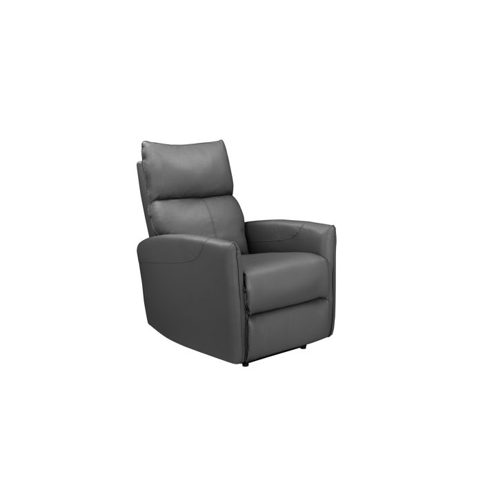 Pineto - Fauteuil De Relaxation Avec Fonction Électrique En Pu Anthracite Pineto - Fauteuil De Relaxation Avec Fonction Électrique En Pu Anthracite