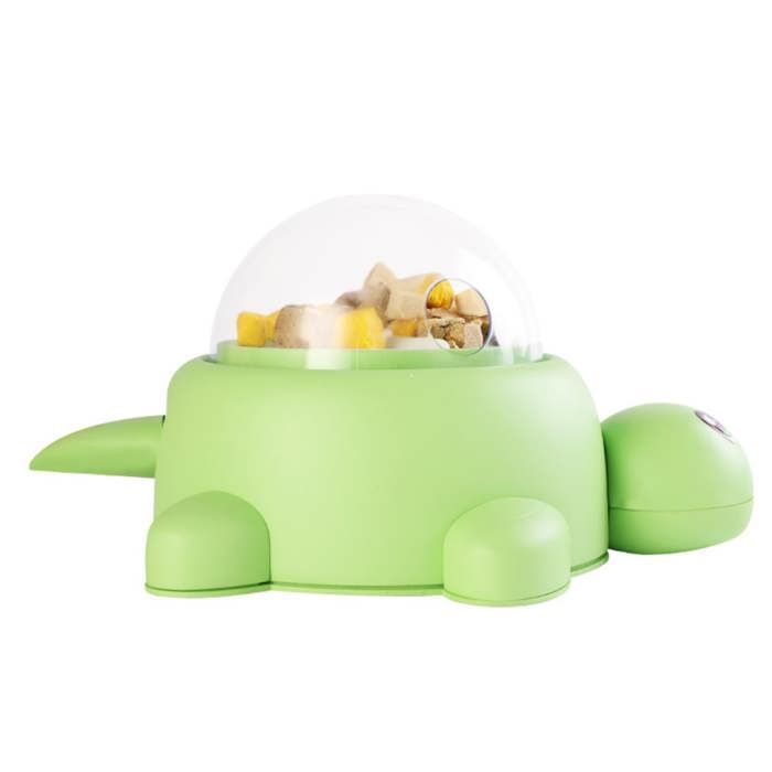 Jouet distributeur de croquettes pour animaux de compagnie en ABS adapté aux chiens et aux chats Green