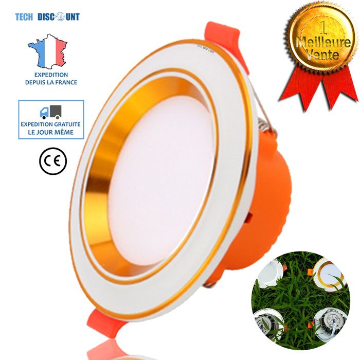 Spot lampe lumière led plafonnier 2 5 pouces puissance 5w - Roame - mur encastrable illuminer éclairage maison intérieur extérieur