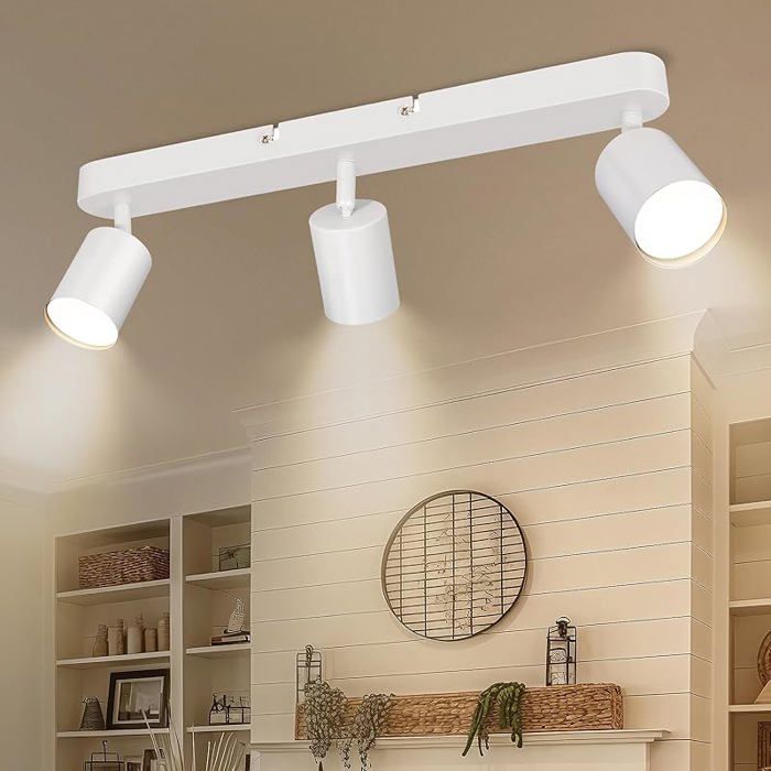 Pfonnier Spot Led Orientable Bnc Écirage de Pfond LED Pivotant et Orientable Pfonnier 3 Spots GU10 3 Spots Bnc