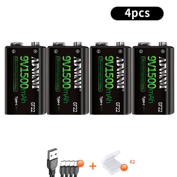 Kit Batterie Vemico EN-EL14 : 2 Batteries 1500mAh + Chargeur Double écran LCD Type C - Compatible Nikon D5600, D3300, D5100 Et Autres - 5