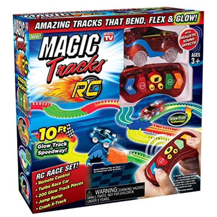 Dotopon® Magic Tracks MAGIC BEND TRACKS Voiture pour un circuit encore plus  incroyablement amusant(1pc) - Vu à la Télé - Cdiscount Jeux - Jouets