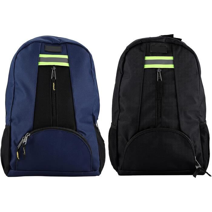 Sac à dos à outils, sac robuste pour CVC et électriciens, sac à dos de travail de construction pour homme avec organisateur d'outils amovible et compartiment pour ordinateur portable