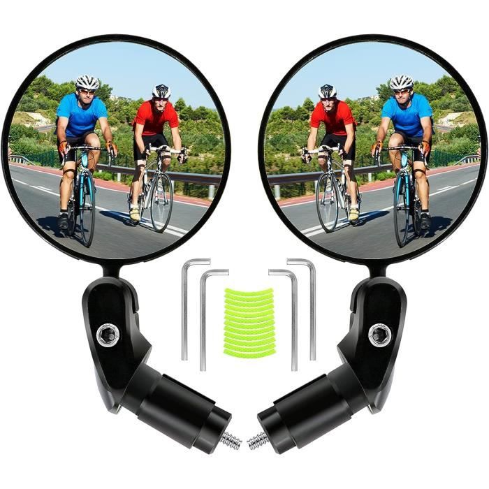 Miroirs de Vélo, Retroviseur Velo, 360° Réglable Rétroviseur de