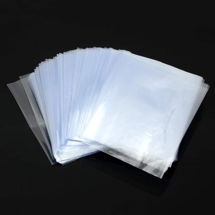 Lot De 100 Films Thermorétractables PVC Pour Batteries Lithium - 4 Tailles, Résistants -40°C à 105°C