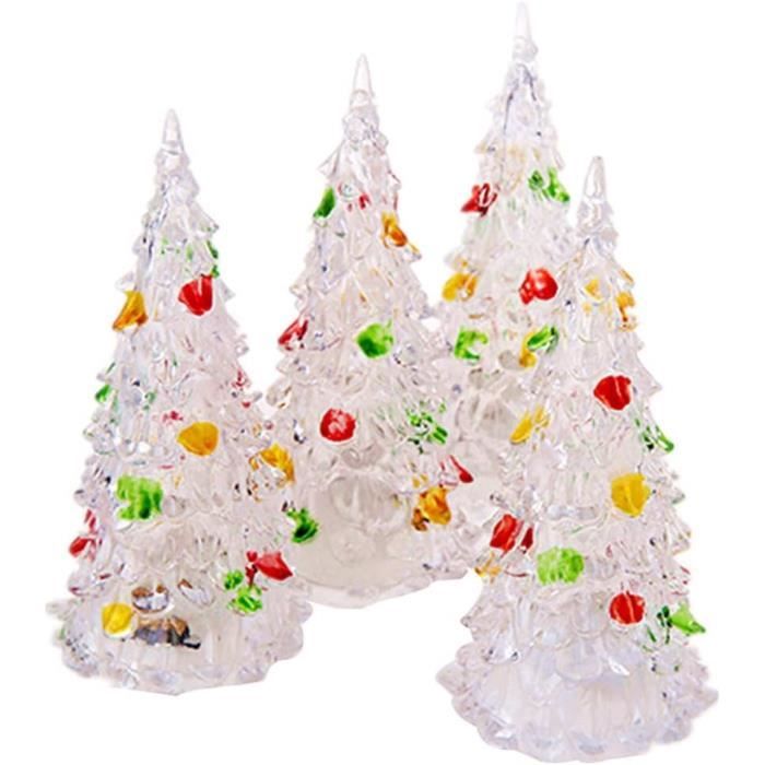 Sapin De Noël À Led Sapin De Noël En Acrylique 7 Sapins De Noël