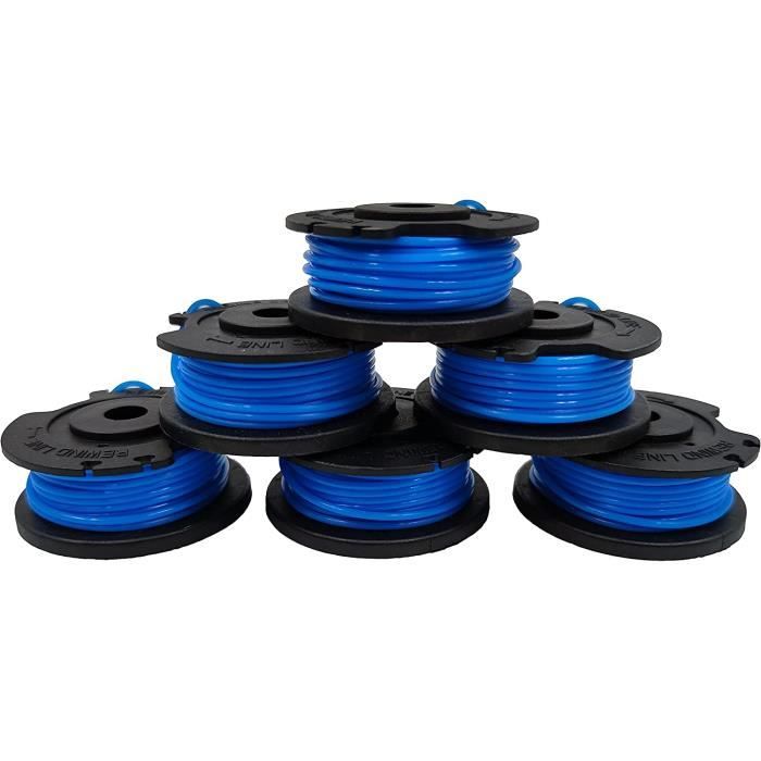 Bobines Fil Rechange Coupebordure Greenworks Diamètre 165mm Lot de 6 Cdiscount Jardin