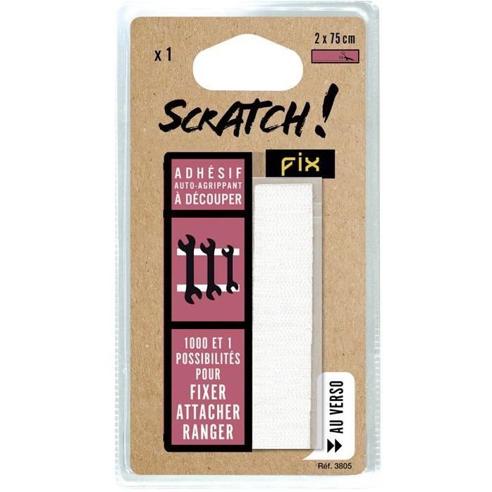 Bande adhésive scratch 2 x 75 cm
