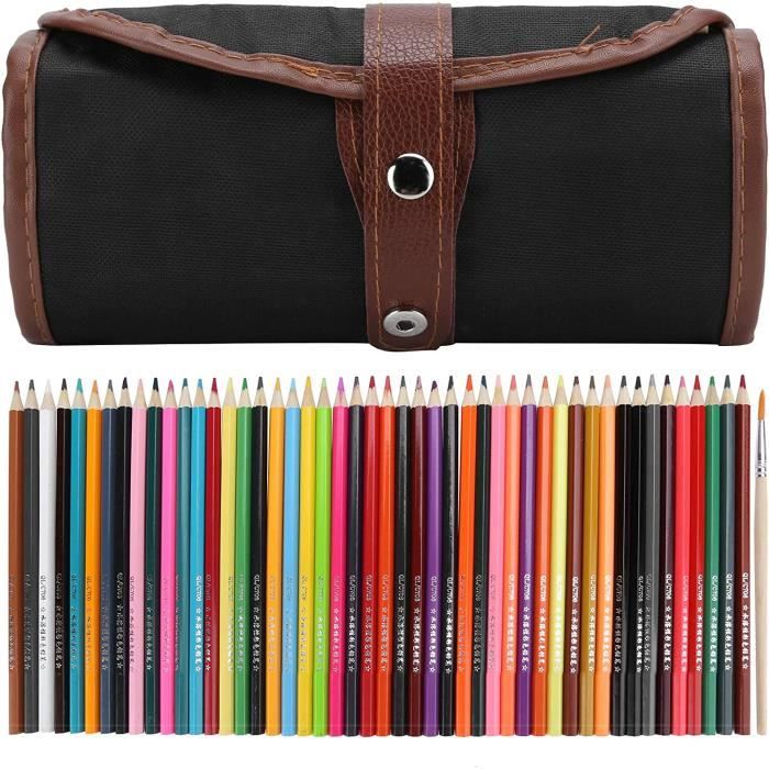 Kit Aquarelle Portable De Voyage - 12 Couleurs, Palette En Bois, Pinceau à Eau & Carnet | Mini Coffret Pour Artistes, Croquis En Extérieur