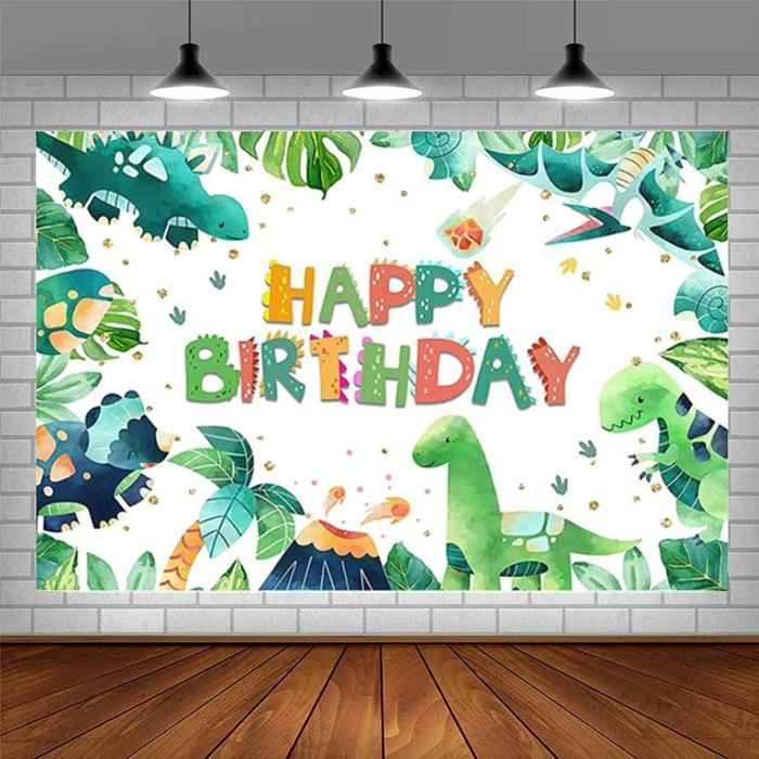 Toile De Fond 'Joyeux Anniversaire' – 210x150 Cm, Colorée, En Vinyle, Pour Fête De Fille, Baby Shower Et Photo Studio