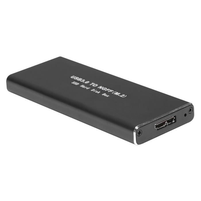 Boîtier SSD Externe SSK - USB 3.1 Vers M.2 SATA - Aluminium - Pour SSD 2242/2260/2280 - Type-C