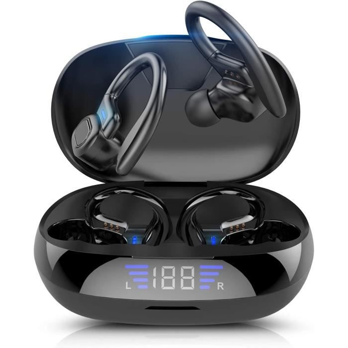 Casque Bluetooth Sport Écouteurs Sans Fil Course Bluetooth 5.0 Écouteurs  Pour Courir,Casque In-Ear Bluetooth Étanche Sans Fil[K326]