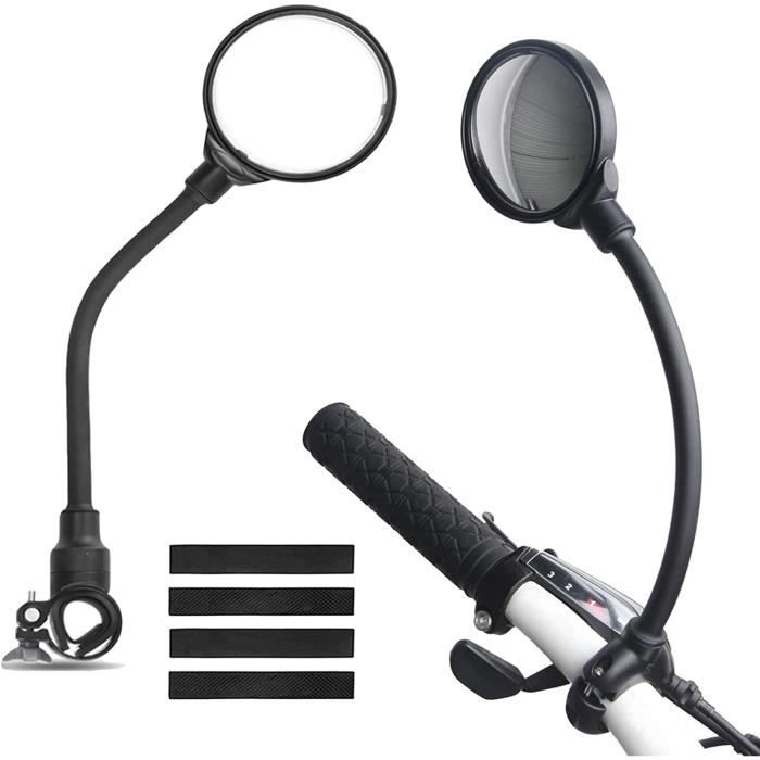 Rétroviseur vélo pliable pour guidon gauche miroir verre haute qualité Rétroviseur vélo pliable pour guidon gauche miroir verre haute qualité