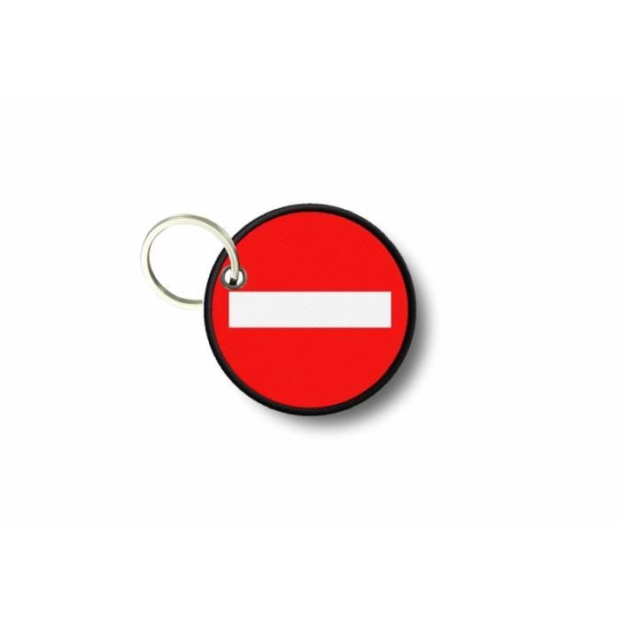Porte Cle Cles Clef Brode Patch Ecusson Sens Interdit Danger Cdiscount Bagagerie Maroquinerie Porte Cle Cles Clef Brode Patch Ecusson Sens Interdit Danger Cdiscount Bagagerie Maroquinerie