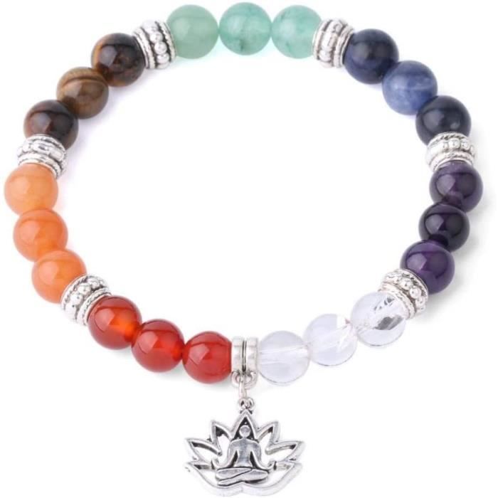 Bracelet Homme En Perles De Jaspe Naturel - Taille Extensible 16-20 Cm, Ne Déteint Pas, Style EST. 2015 - 9