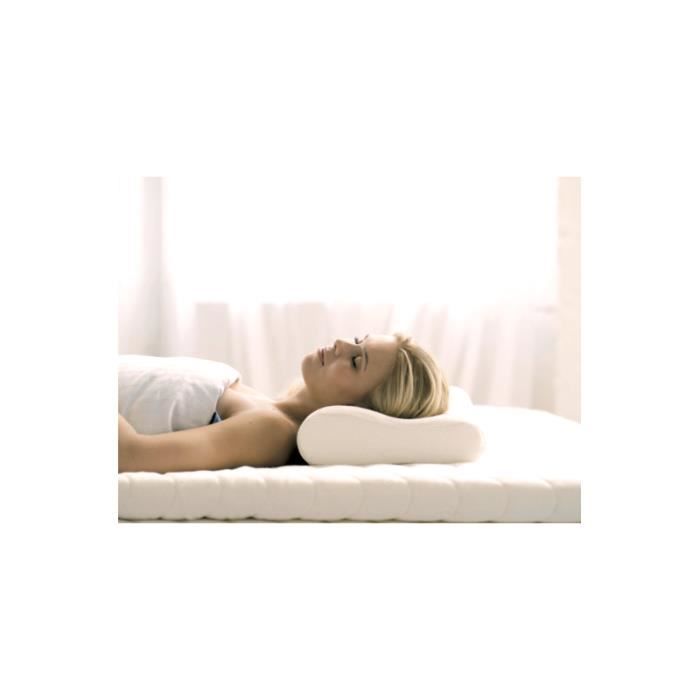 Oreiller ergonomique à mémoire de forme - Achat / Vente oreiller