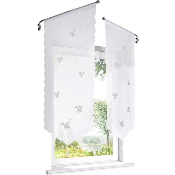 Rideaux Voilage Papillon 60x1 A Oeillet Rideau Voilage Blanc Rideaux Salon Voilage Moderne Rideaux Chambre Enfant Adulte Oeillet Cdiscount Maison Rideaux Voilage Papillon 60x1 A Oeillet Rideau Voilage Blanc Rideaux Salon Voilage Moderne Rideaux Chambre Enfant Adulte Oeillet Cdiscount Maison