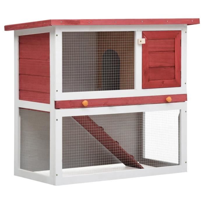 vidaXL Clapier extérieur 1 porte - vue 2