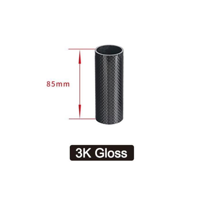 6 Entretoises Carbone Pour Potence Vélo - 31.8mm - Épaisseurs 2/3/5/10/15/20mm - Léger Et Solide
