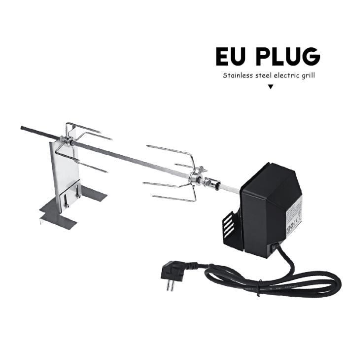Kit Rotissoire Barbecue One Grill Universel – Broche 45 Cm, Moteur Chrome Complet