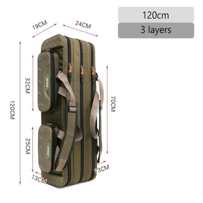 Poche Parapluie Pêche Sac Transport Canne à Pêche Balzer - Pour 3 à 5 Cannes Avec Poche Parapluie Sac Pêche Balzer