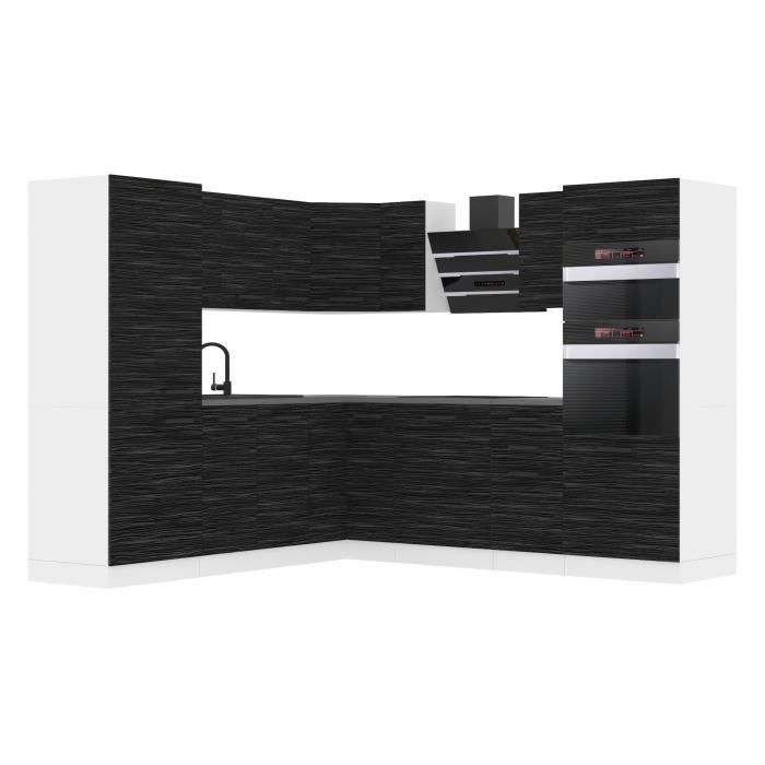 Cuisine Complète - B BELINI GROUP - Modèle STACY - Ébène Royal - 240x60 ...