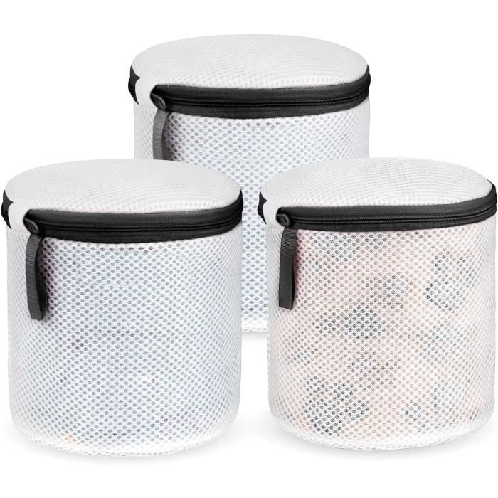 Pack De 4 Filets à Linge Avec Zip - Protège Vêtements Machine à Laver - Anti-enchevêtrement, 2 Tailles Incluses - 4