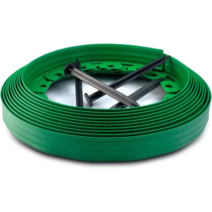 WOLTU Bordure Jardin, Bordure De Jardin Flexible, Bordure Jardin Plastique, Bordure Gravier En