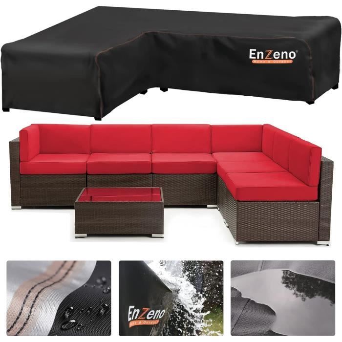 Housse Salon De Jardin, Housse Pour Meubles De Jardin 420D Oxford Bâche