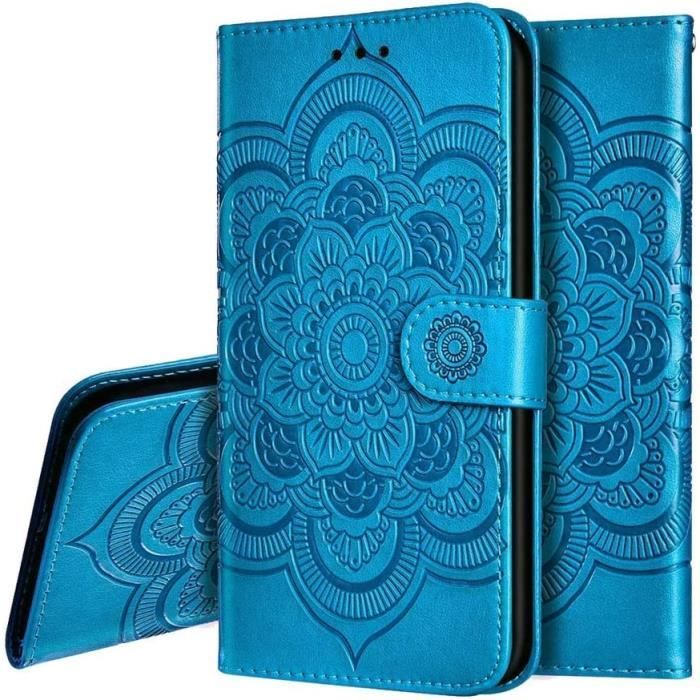 Étui Livre Rabattable Pour Huawei P30 Pro - Coque Slim Protection Complète - Noir - Neuf