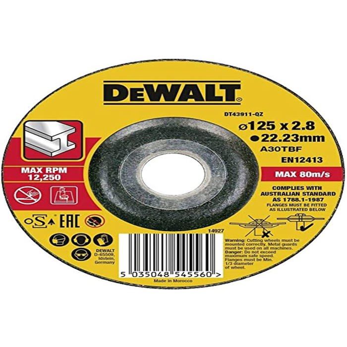 DeWalt DT3722-QZ Disque à Tronçonner Diamanté 180 Turbo Eco