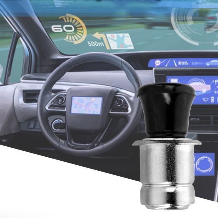 Prise Allume-Cigare Voiture Bouton Poussoir Automatique 12V 20mm