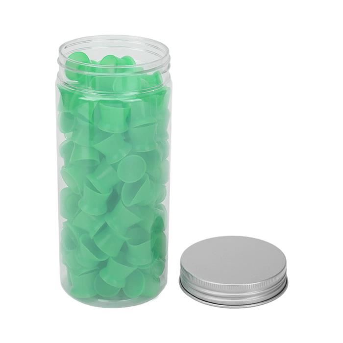 Lot De 100 Gobelets D'Encre Tatouage Jetables – 10x11 Mm Transparent, Petits Caps Pigments Pro & Débutants, Hygiénique & Pratique