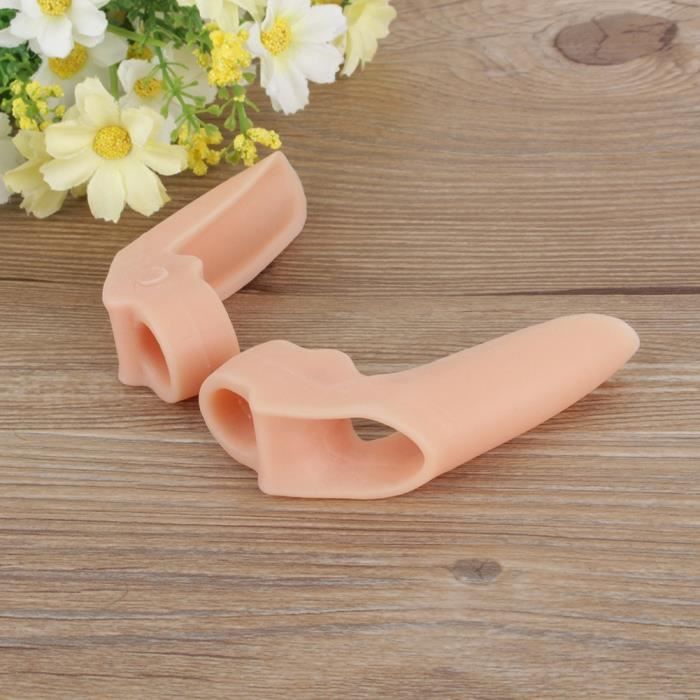 Lot De 2 Correcteurs D'orteils En Silicone Souple Pour Hallux Valgus - Neuf