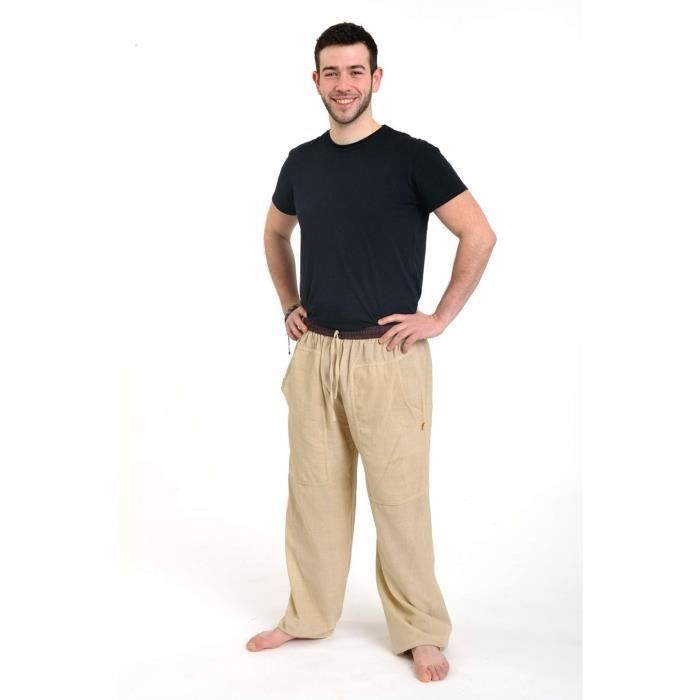 MaaMgic Pantalon de Yoga Homme Elastique Pantalon Décontracté Respirant Pantalon de Pyjama dans Salle de Gym 
