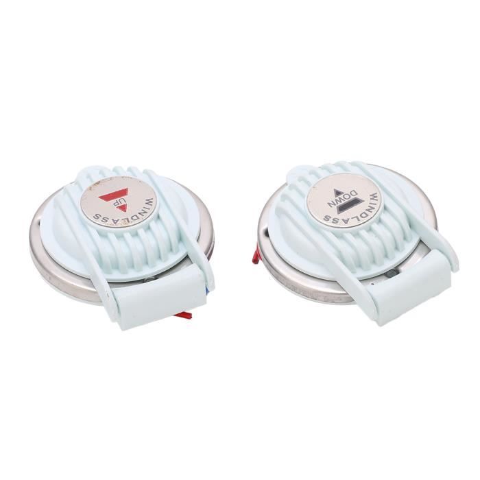 Paire D'interrupteurs à Pied Pour Guindeau Marin – 12V/24V, ABS étanche, Montage Facile