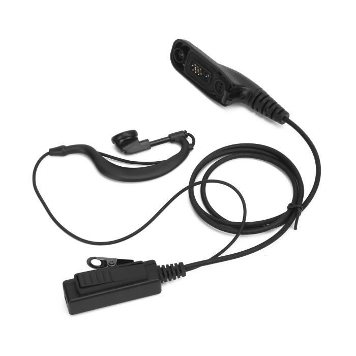 EIF Casque pour talkie-walkie Oreillette radio bidirectionnelle