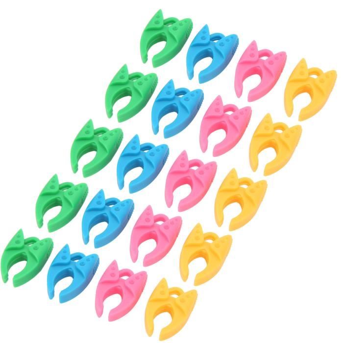 100 Pinces à Fil Pour Bobines De Couture - En Silicone Souple, Réutilisables, Gain De Temps Et Anti-emmêlement - 4