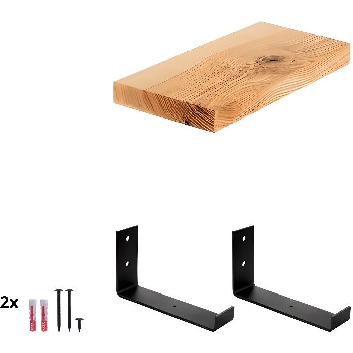 2X Support D'étagère Lichtenberg, étagère Murale Robuste