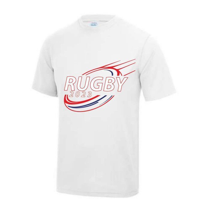Maillots de rugby blancs, pour homme