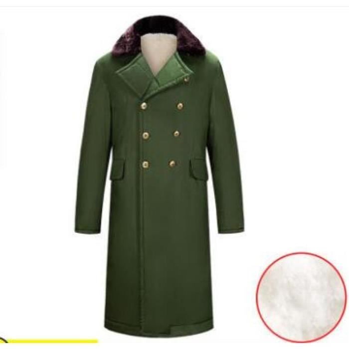Veste militaire vintage des ann es 70 pour hommes pardessus vert